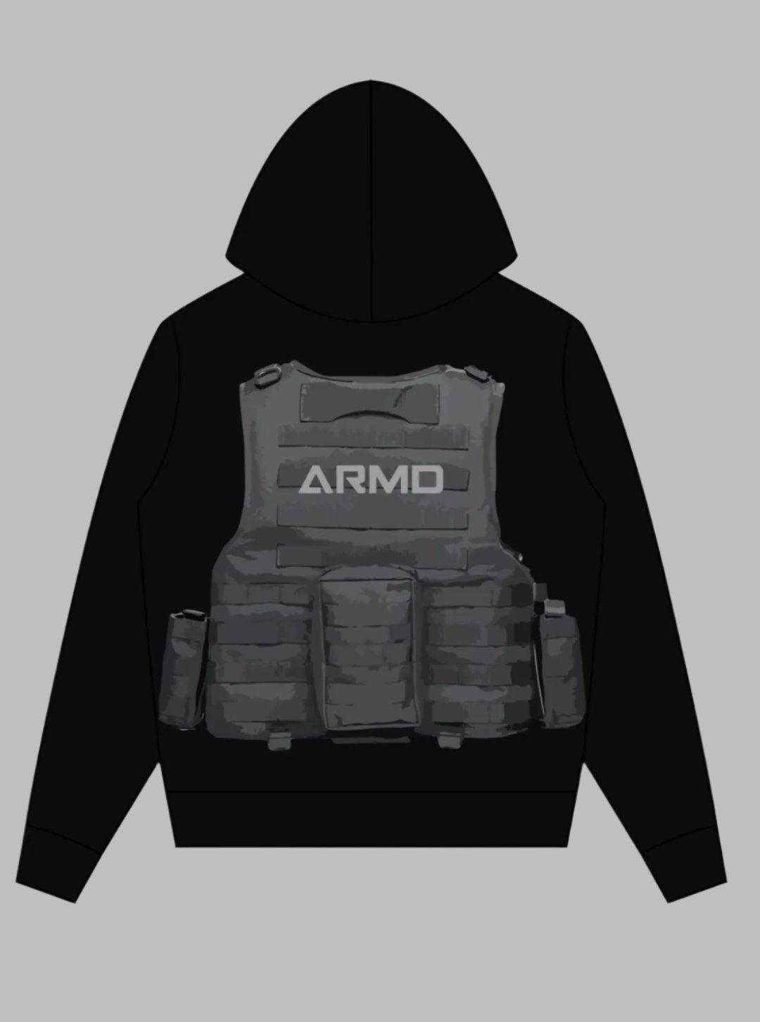 ARMD Black Hoodie - Armed Clothing