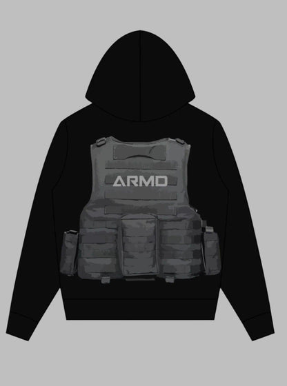 ARMD Black Hoodie - Armed Clothing