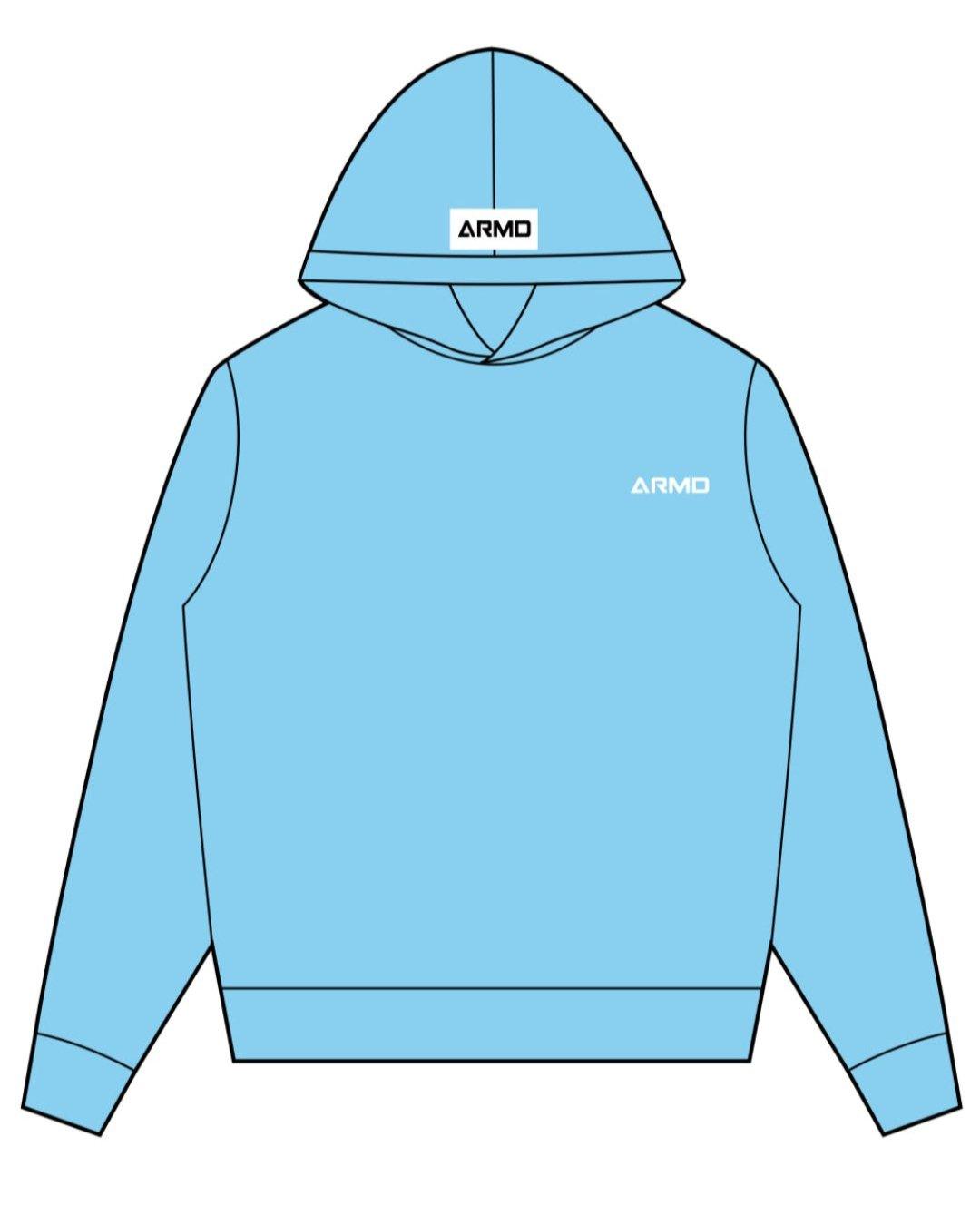 Essential Baby Blue Hoodie - Armed Clothing