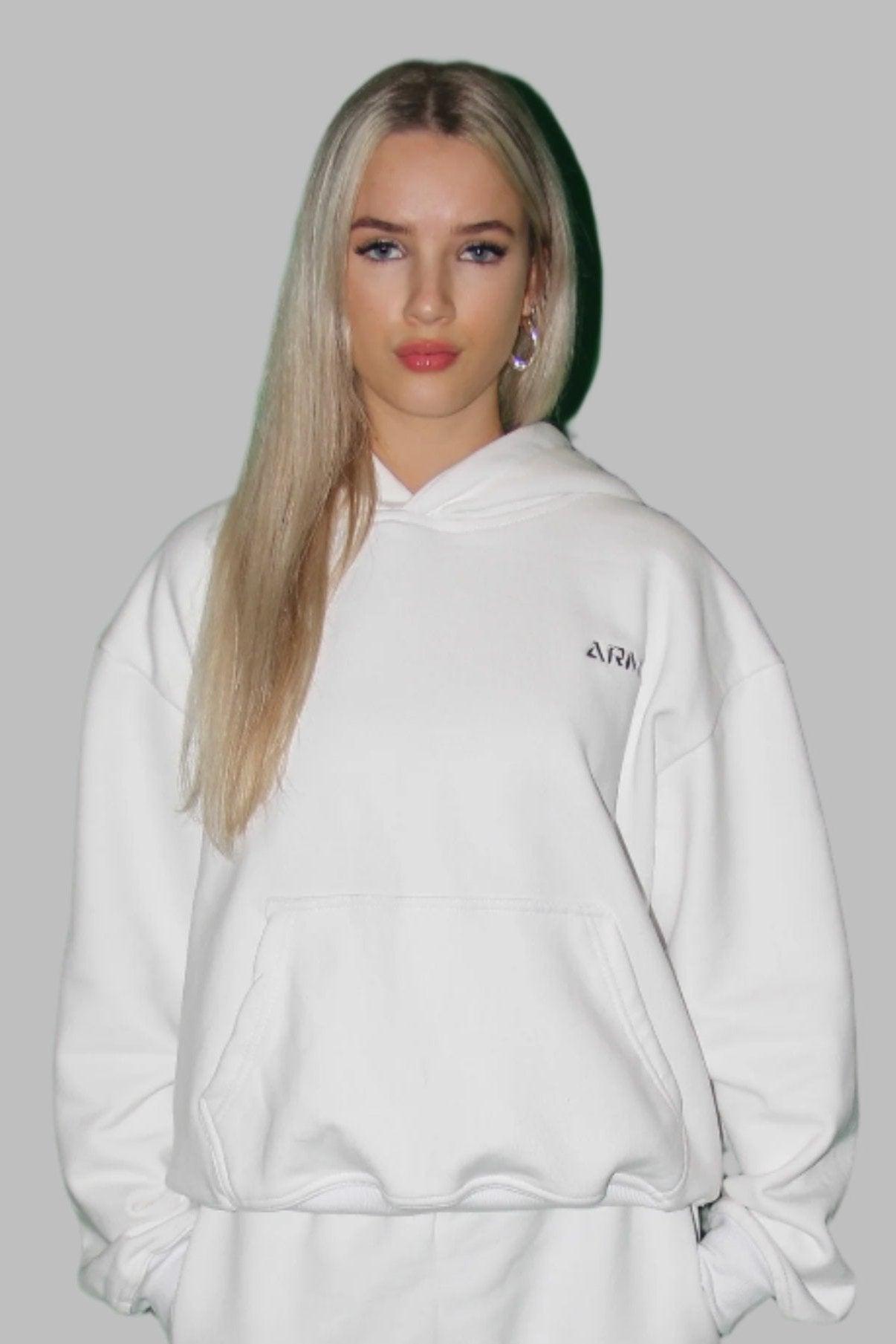 ARMD White Hoodie - Armed Clothing