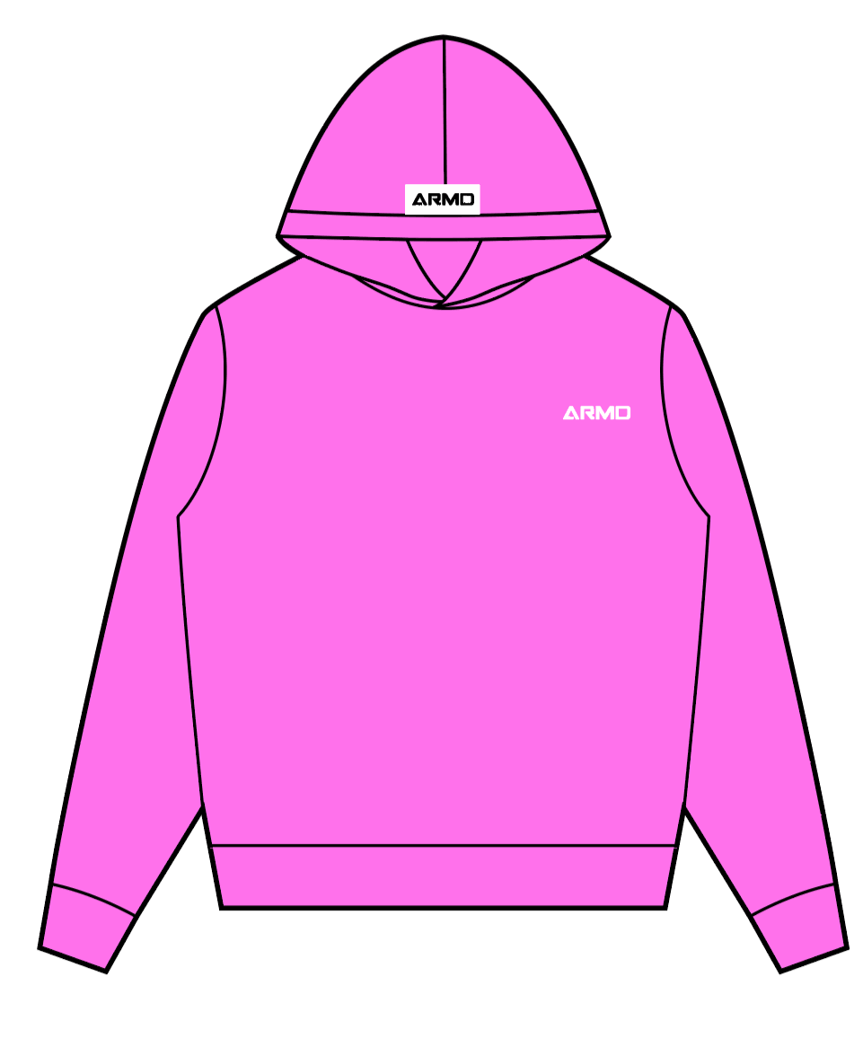 Essential Pink Hoodie - Armed Clothing